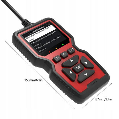 Diagnostinis OBD2 testeris, universalus automobilių skaitytuvas V519