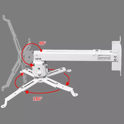 Zenwire 4in1 Projektoriaus Laikiklis Pakaba, Lubinis, Sieninis Laikiklis, Iki 25 kg