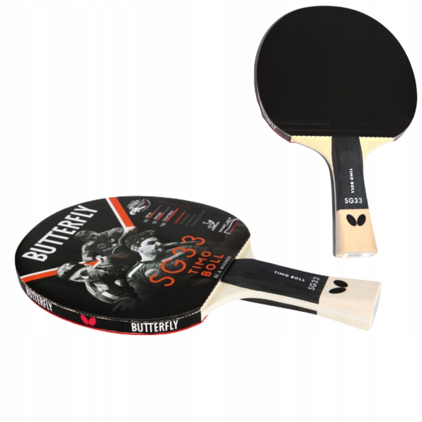 Stalo teniso raketė Butterfly Ping Pong Timo Boll SG33