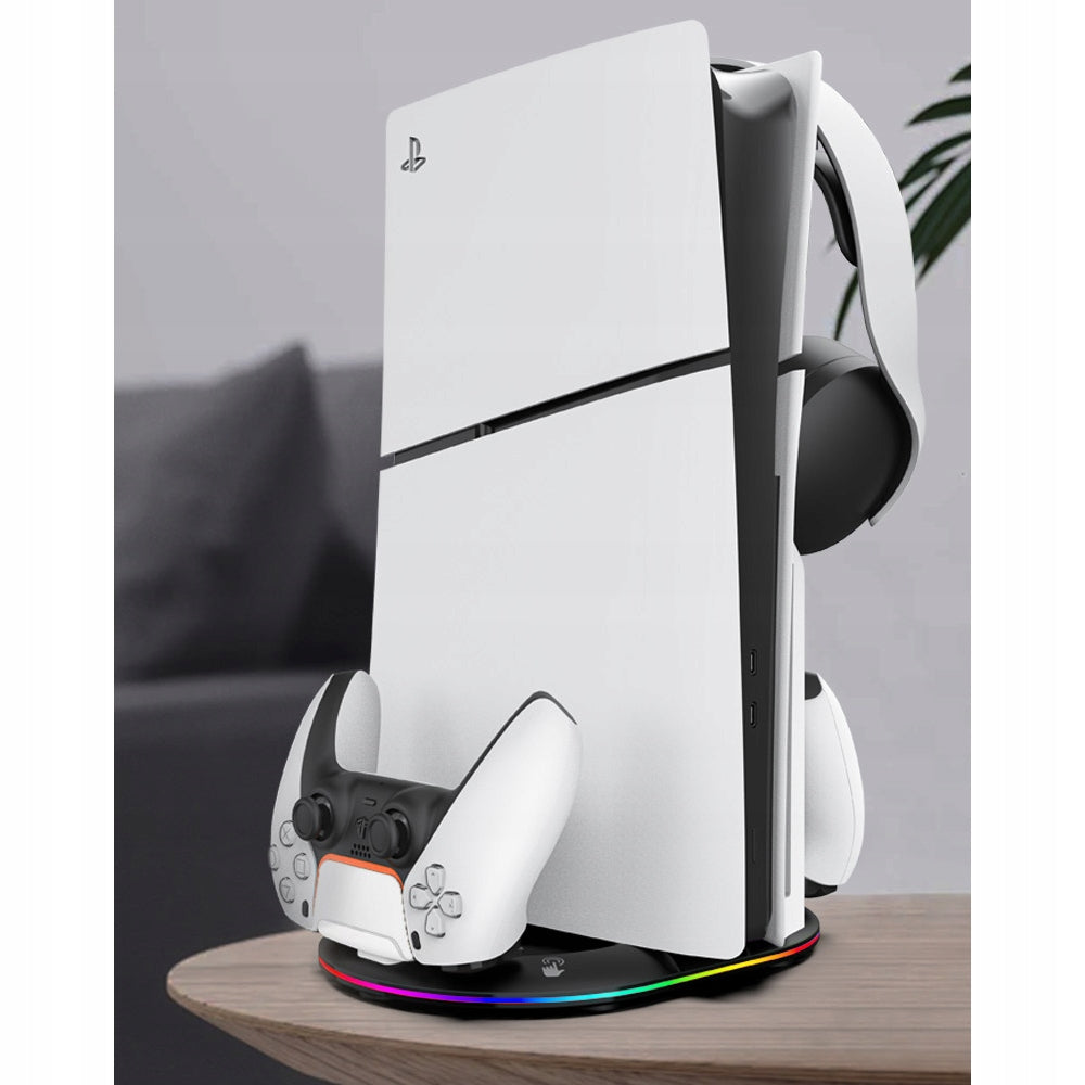 RGB įkrovimo stotelės stovas Sony PlayStation PS5 Slim / PS5 Pro