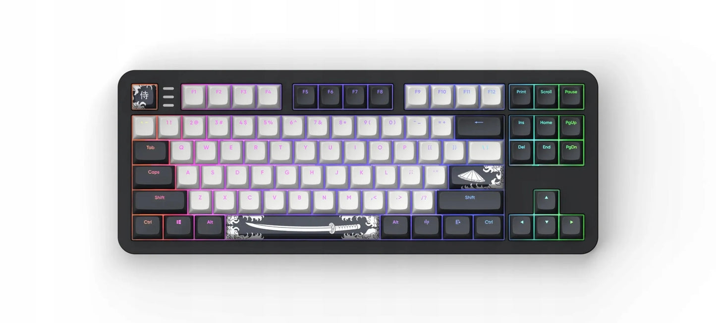 Dark Project ALU87B Bushido mechaninė RGB žaidimų klaviatūra