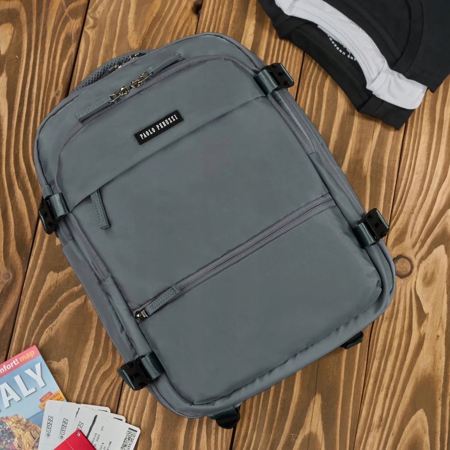 Daugiafunkcinė Paolo Peruzzi kelioninė kuprinė lėktuvui PRO
