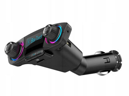 Daugiafunkcis FM siųstuvas Bluetooth USB 5.0 8-in-1