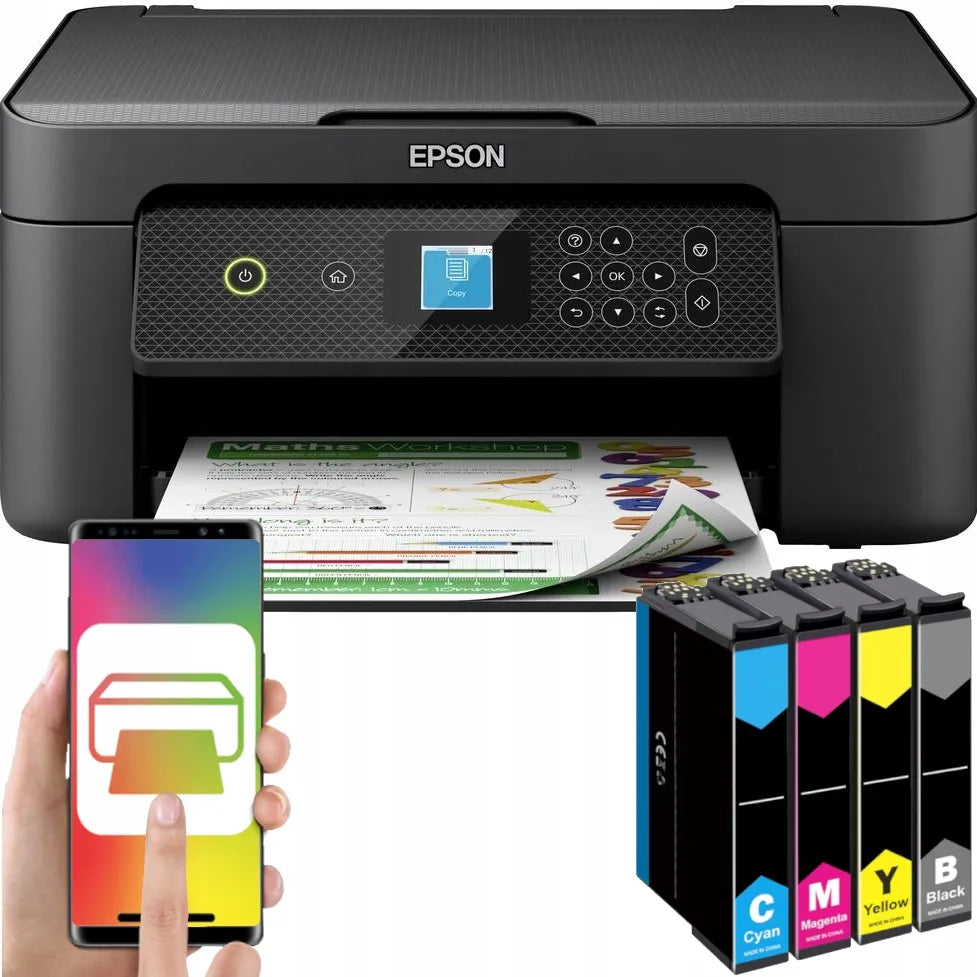 Daugiafunkcis spausdintuvas 3-viename „Epson Expression Home XP-3200“ su „Wi-Fi“, dvipusiu spausdinimu ir papildomais rašalais