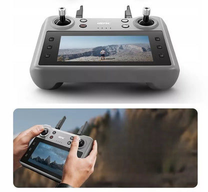 DRONŲ VALDIKLIS SU LCD 2 KAMEROMIS BEŠEPETĖLINIU VARIKLIU 125G WIFI 3x AKUMULIATORIAI ŽAISLAS