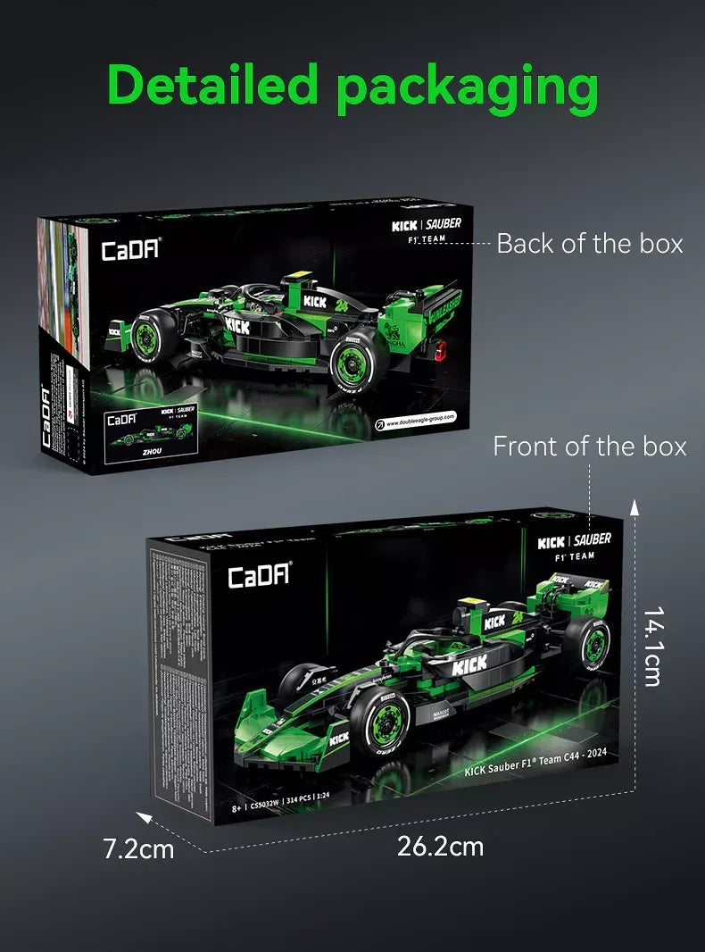 Konstruktorius CaDA Formula 1 bolidas KICK SAUBER F1 TEAM C44 314 el. C55032W