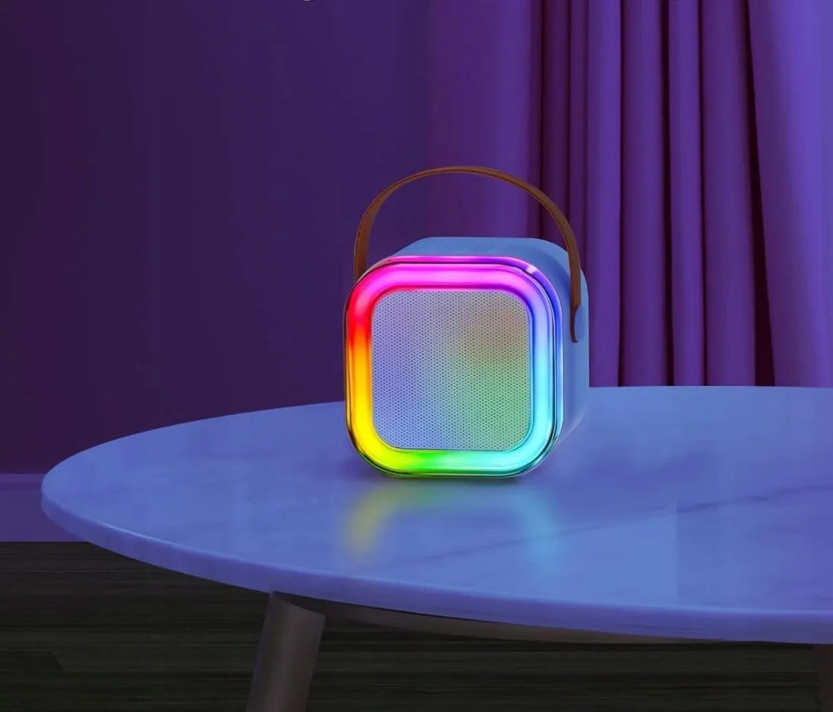 DDOO karaoke rinkinys vaikams: 2 belaidžiai mikrofonai ir „Bluetooth“ garsiakalbis