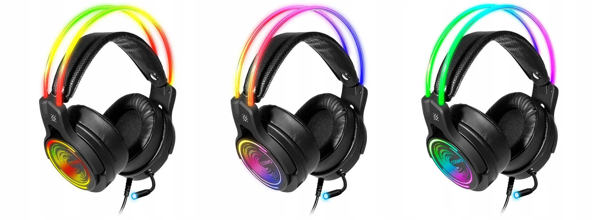 Defender COSMO PRO 7.1 RGB ausinės su mikrofonu