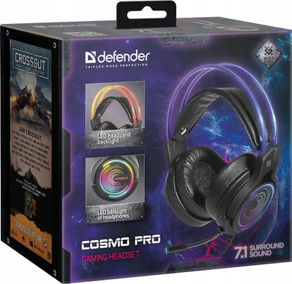 Defender COSMO PRO 7.1 RGB ausinės su mikrofonu