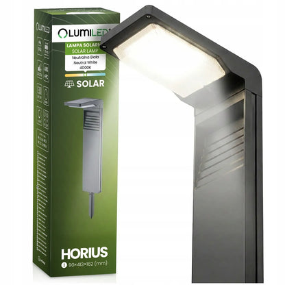 Dekoracinis solarinis LED sodo šviestuvas-stulpelis, įsmeigiamas, lauko, XL