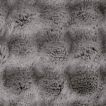 Dekoratyvinis užtiesalas LILY 200 × 220 cm, sidabrinis, purus, su 3D efektu