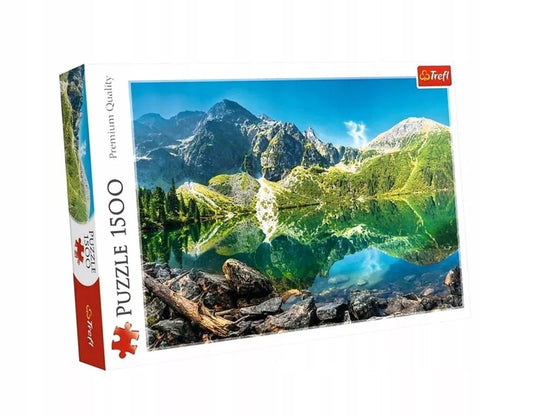 Dėlionė Ežeras Morskie Oko Tatrų 1500 detalių 26167 TREFL
