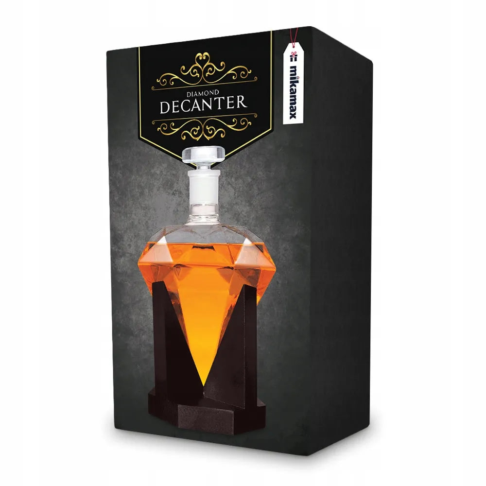 DIAMOND DECANTER SET viskio grafinas – dovana jam, tėčiui, vyrui ar vyrukui