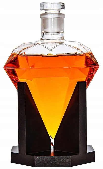 DIAMOND DECANTER SET viskio grafinas – dovana jam, tėčiui, vyrui ar vyrukui