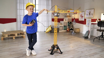 „Dickie Toys Mega Crane“ nuotoliniu būdu valdomas kranas, 120 cm
