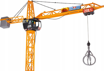 „Dickie Toys Mega Crane“ nuotoliniu būdu valdomas kranas, 120 cm