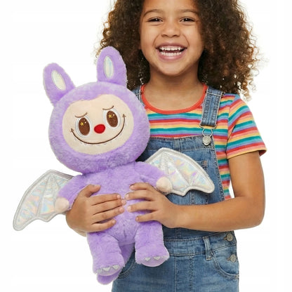 Didelė 45 cm Labubu pliušinė figūrėlė vaikams, violetinė, POP MART