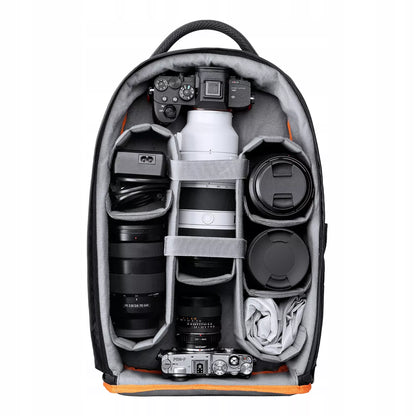 Didelė fotografinė kuprinė fotoaparatui ir nešiojamam kompiuteriui K&F Concept KF13.140