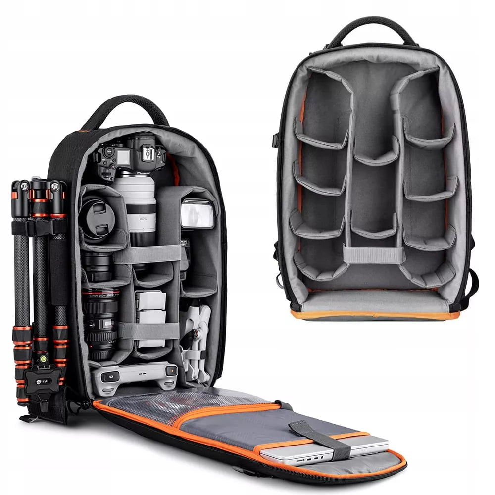 Didelė fotografinė kuprinė fotoaparatui ir nešiojamam kompiuteriui K&F Concept KF13.140