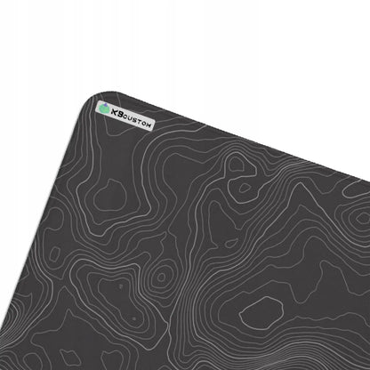 Didelė kompiuterio pelės kilimėlis 90x40 XXXL KBcustom Faza V2 Black