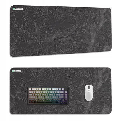 Didelė kompiuterio pelės kilimėlis 90x40 XXXL KBcustom Faza V2 Black
