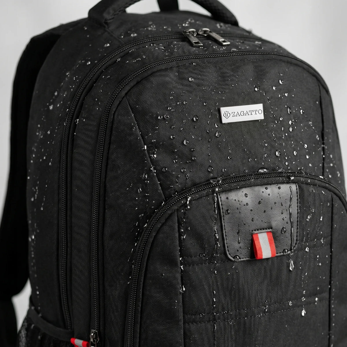 Didelė vyriška „Zagatto“ kuprinė darbui su skyriumi 17 colių nešiojamajam kompiuteriui, 3 skyriai