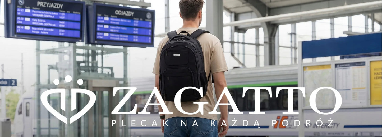 Didelė Zagatto kuprinė nešiojamam kompiuteriui 17”, universali