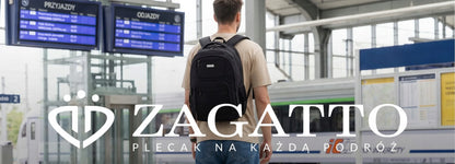 Didelė Zagatto kuprinė nešiojamam kompiuteriui 17”, universali