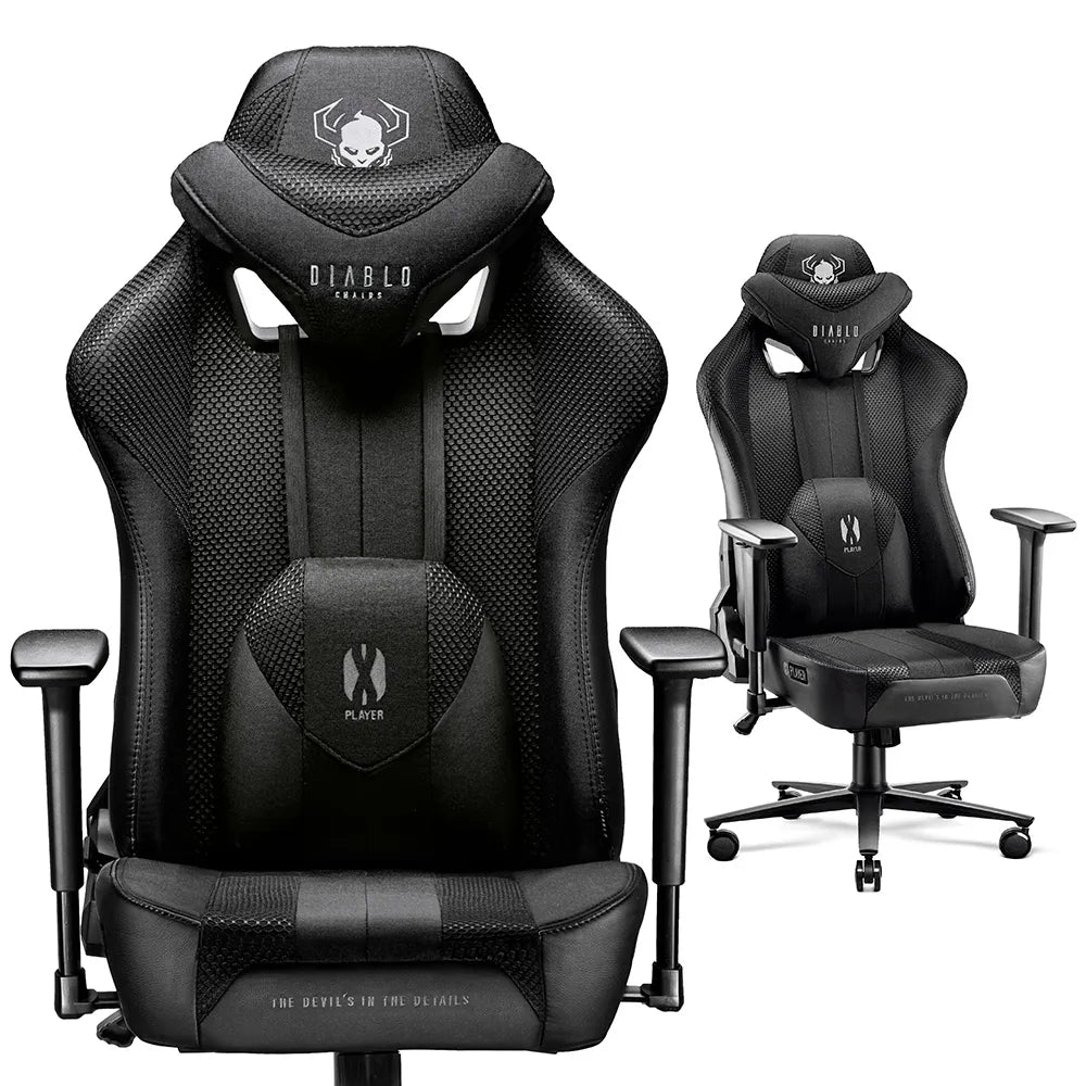 Didelė žaidimų kėdė DIABLO CHAIRS X-Player 2.0 King Size, juoda