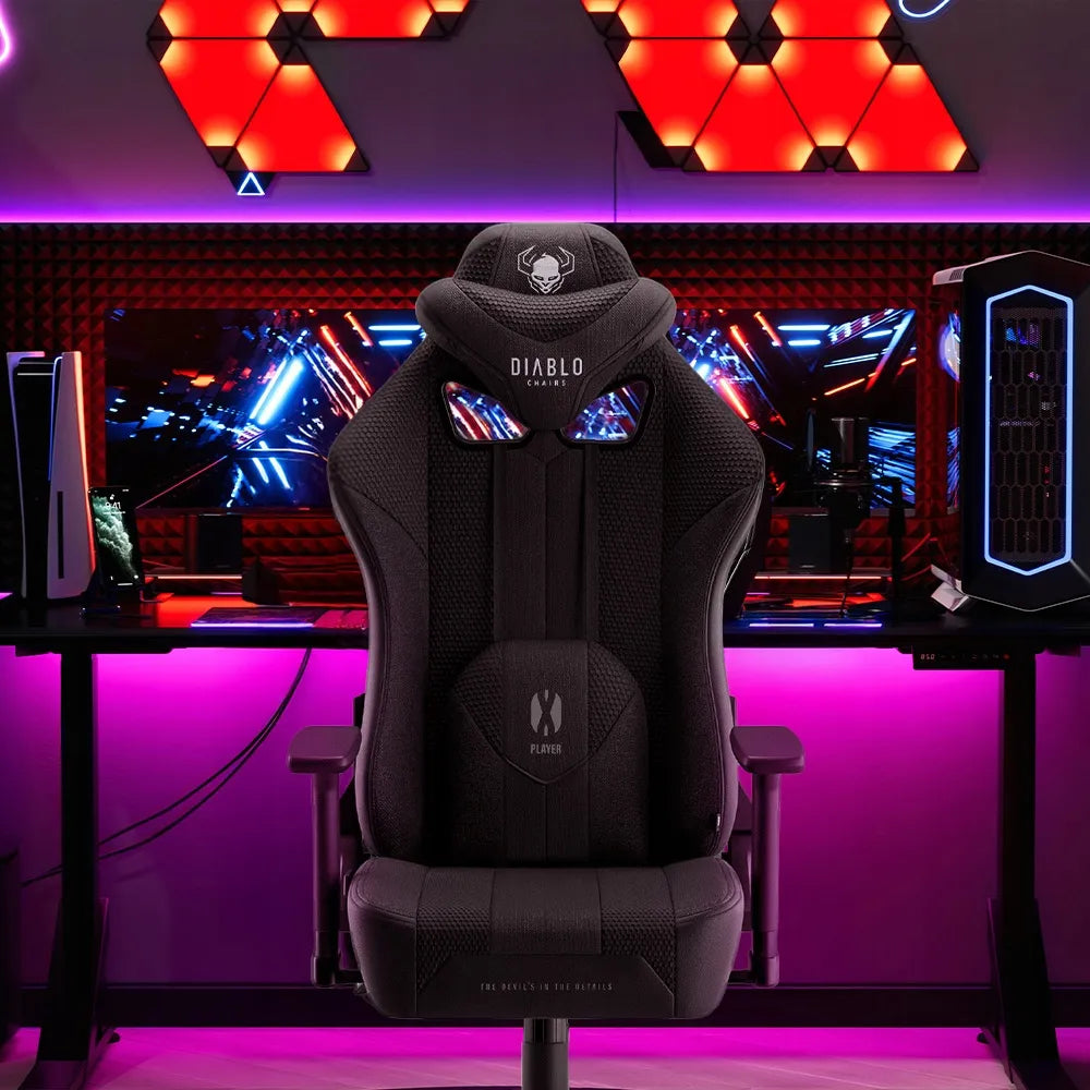 Didelė žaidimų kėdė DIABLO CHAIRS X-Player 2.0 King Size, juoda