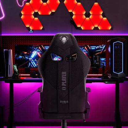 Didelė žaidimų kėdė DIABLO CHAIRS X-Player 2.0 King Size, juoda