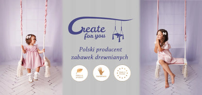 Didelės vaikiškos namų sūpynės, vaikiškas, dygsniuotas audinys, ROŽINĖ