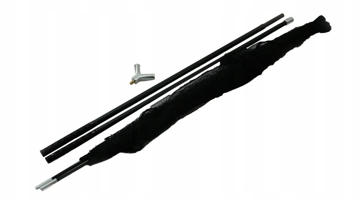 Didelis karpinis graibštas su tinkleliu 280 cm, 100 × 100 cm, Hokkaido Premium Line