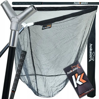 Didelis karpinis graibštas su tinkleliu 280 cm, 100 × 100 cm, Hokkaido Premium Line