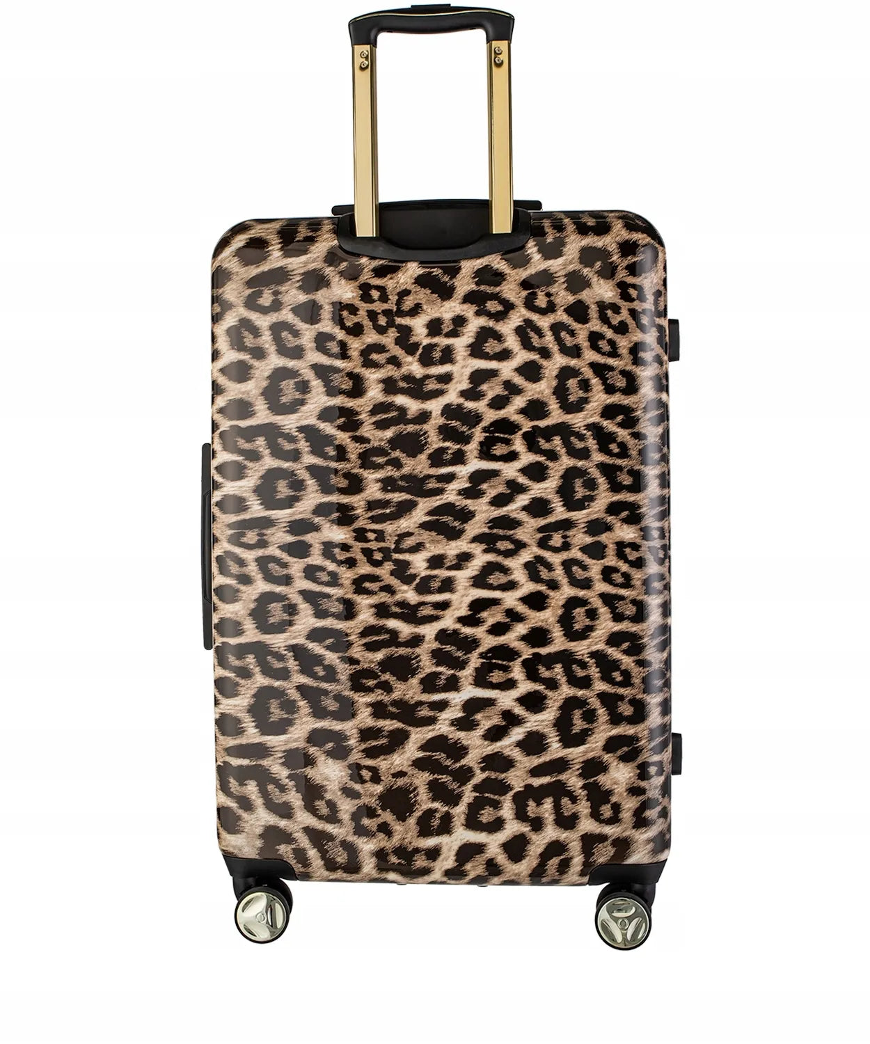 Didelis kietas lagaminas su ratukais PUCCINI Beverly Hills, leopardo raštas