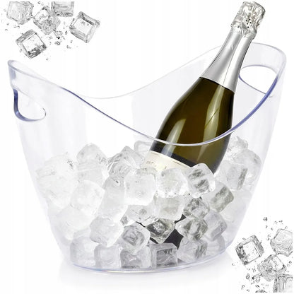 Didelis ledukų kibirėlis COOLER gėrimams ir alkoholiui vėsinti 4L