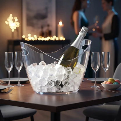 Didelis ledukų kibirėlis COOLER gėrimams ir alkoholiui vėsinti 4L