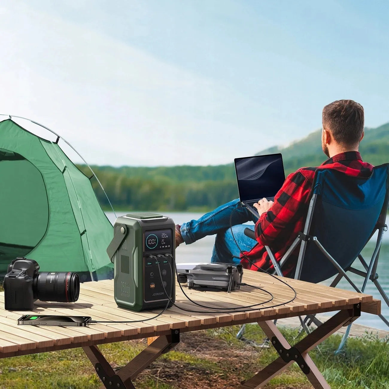 DIDELIS POWERBANKAS 75000mAh 100W GALINGAS telefonui nešiojamam kompiuteriui įkrovimo stotelė