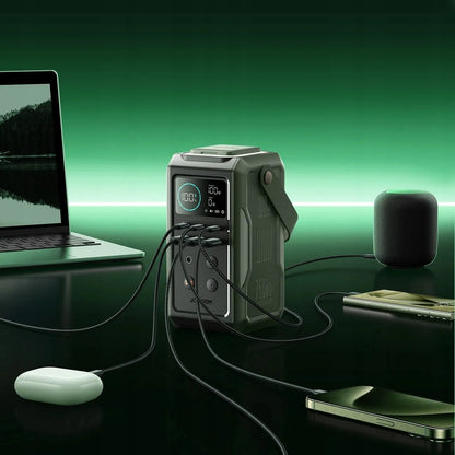 DIDELIS POWERBANKAS 75000mAh 100W GALINGAS telefonui nešiojamam kompiuteriui įkrovimo stotelė