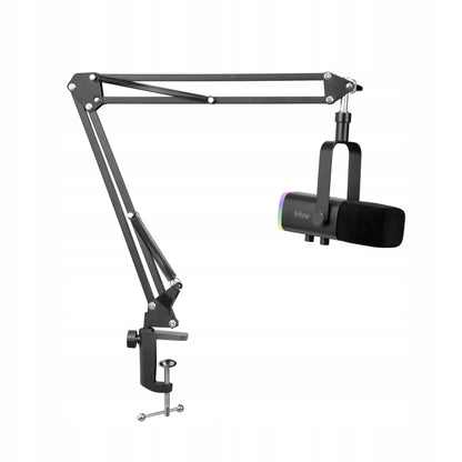 Dinaminis studijinis mikrofonas Fifine AM8T USB/XLR RGB PnP su laikikliu