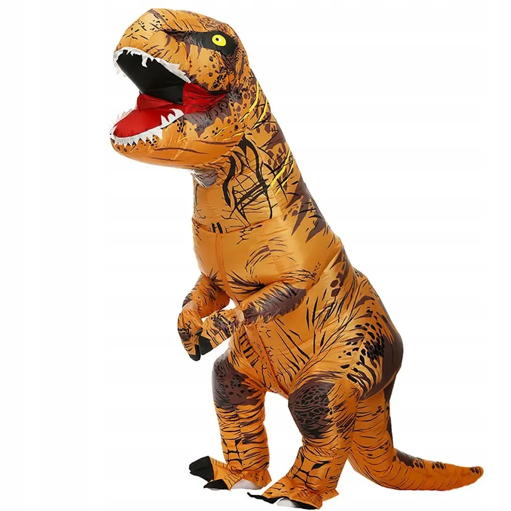 Dinozauro kostiumas karnavalui, pripučiamas T-Rex apranga suaugusiesiems, dydis XL