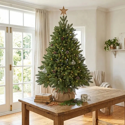 Dirbtinė 100 cm eglutė „RealTree 3D“ iš PE, atrodanti kaip tikra, silikoninė