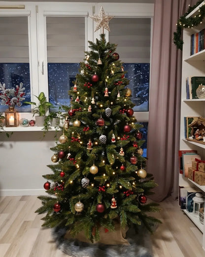 Dirbtinė 100 cm Kaukazo eglė „GĖSTA“, atrodanti kaip tikra, pagaminta Lenkijoje