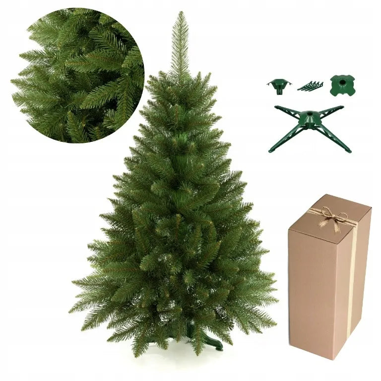 Dirbtinė 100 cm Kaukazo eglė „GĖSTA“, atrodanti kaip tikra, pagaminta Lenkijoje