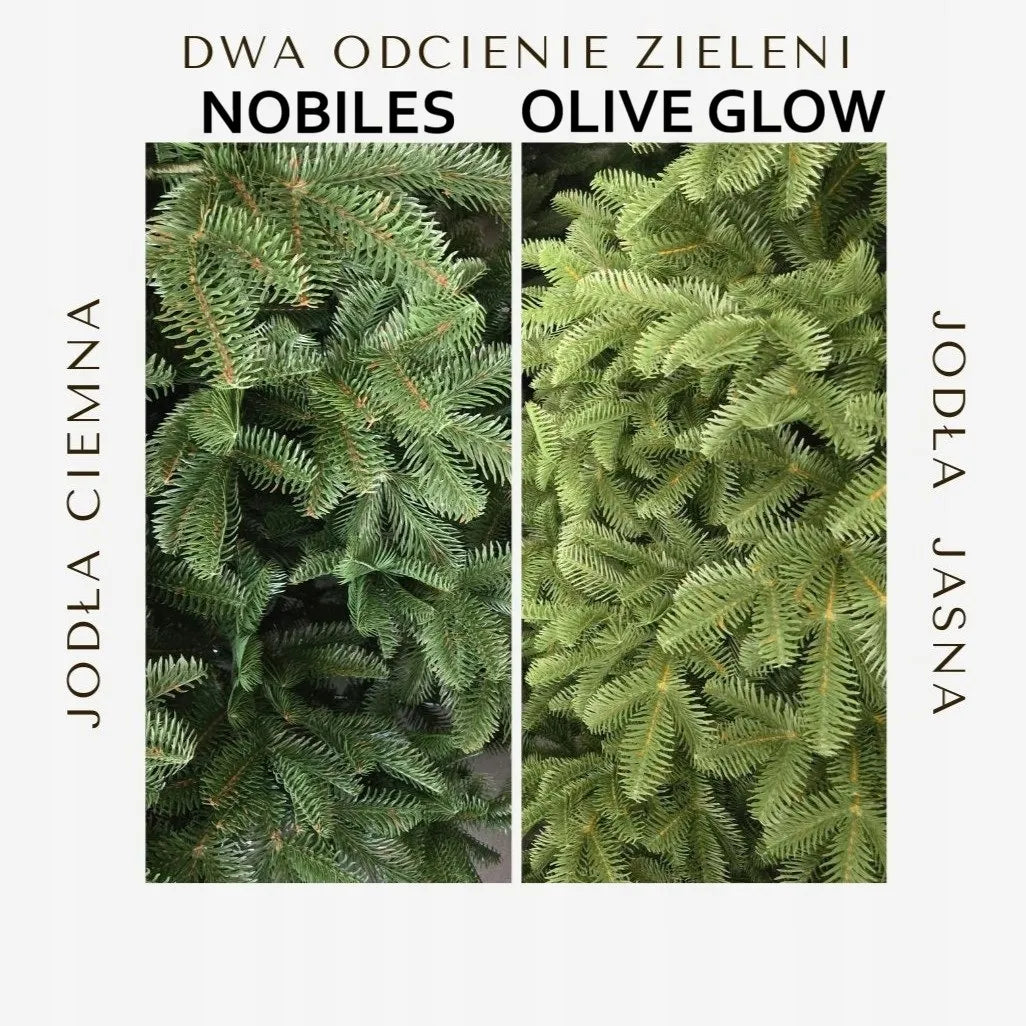 Dirbtinė eglutė „Art-Trans Olive Glow“, 100 % PE, 220 cm, šviesiai žalias kėnis