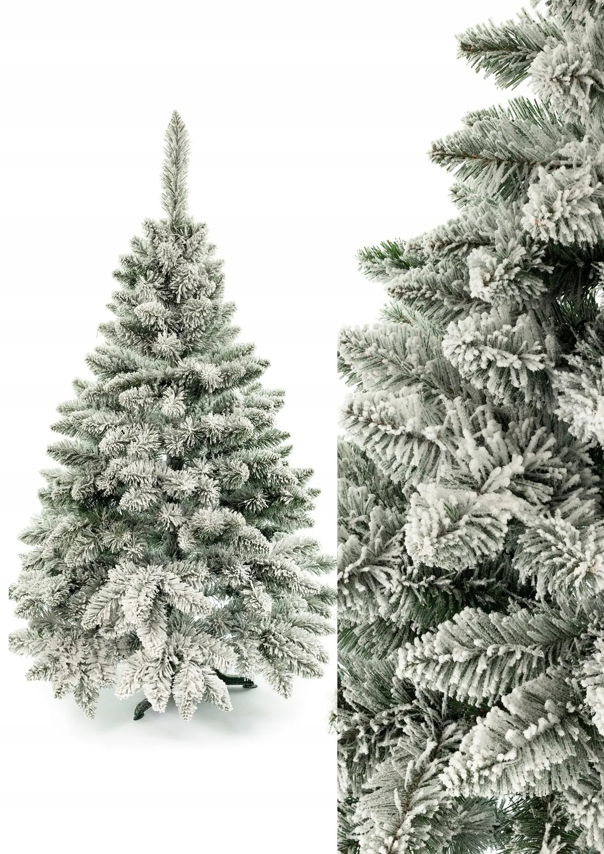 Dirbtinė snieguota pušis „Art-Trans“ PREMIUM, 220 cm, tanki, su sniego efektu