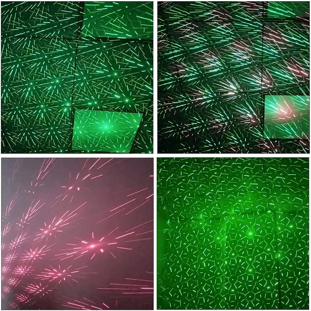 Diskotekinis lazerinis projektorius, 3D stroboskopinė vakarėlių lempa