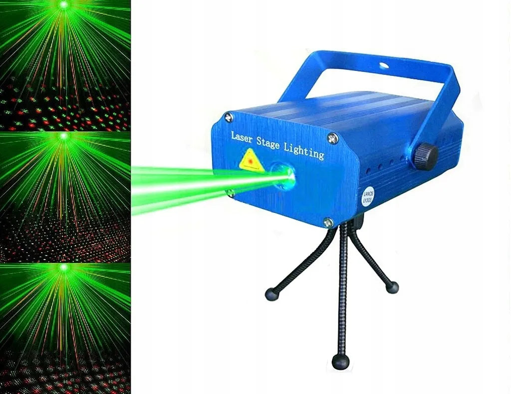 Diskotekinis lazerinis projektorius, 3D stroboskopinė vakarėlių lempa