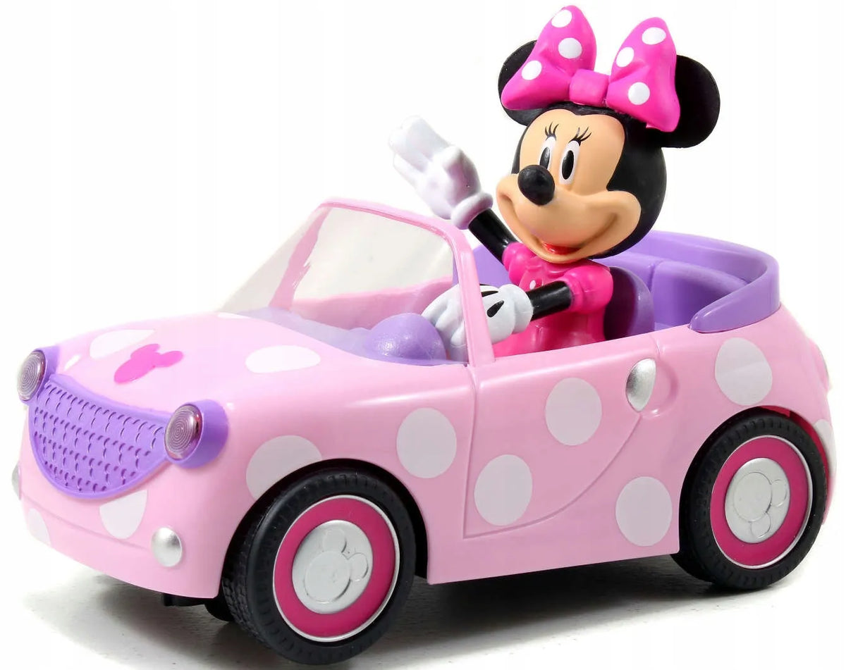„Disney“ Minnie nuotoliniu būdu valdomas rožinis kabrioletas RC