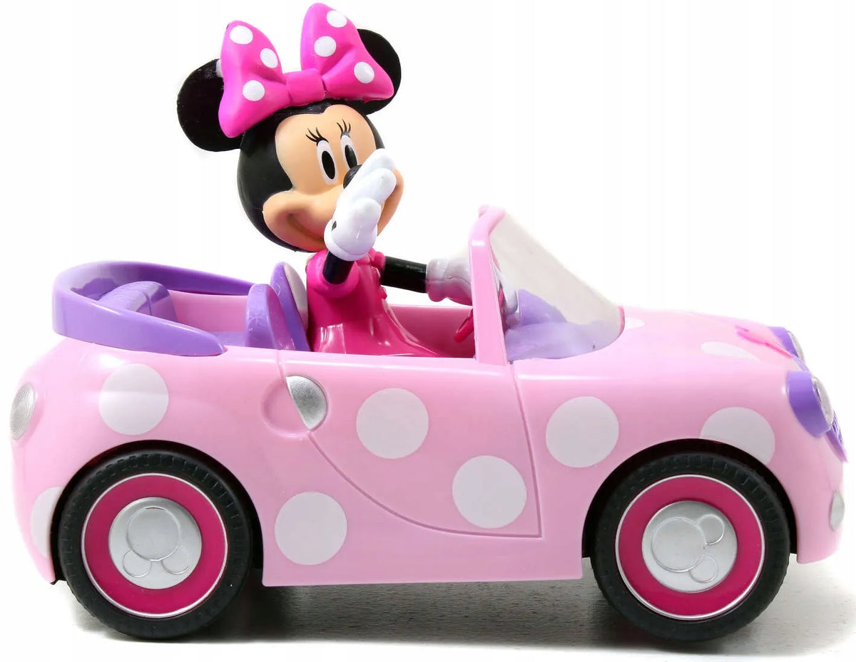 „Disney“ Minnie nuotoliniu būdu valdomas rožinis kabrioletas RC